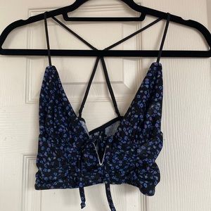 Urban Outfitters Floral Crop Top/Bralette